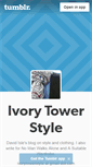 Mobile Screenshot of ivorytowerstyle.com