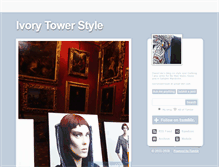 Tablet Screenshot of ivorytowerstyle.com